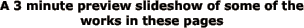 A 3 minute preview slideshow